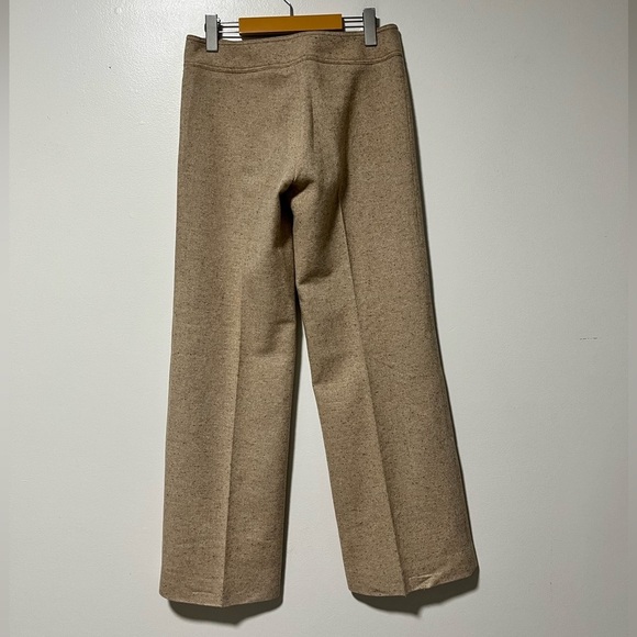 Jean Pascale Women’s Wool-Blend Wide-Leg Cropped Pants, Size 6, Made in Spain - Picture 7 of 10